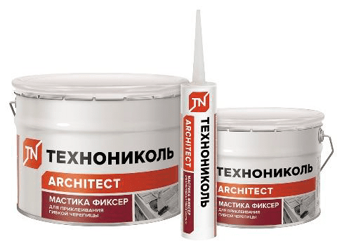 Мастика Фиксер (картридж 310 мл) для приклеивания гибкой черепицы на ...